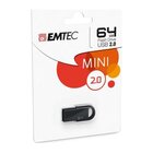 EMTEC D250 Mini USB 64 GB USB A 2.0 Nero