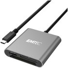 EMTEC Lettore di schede T610C USB-C 3.1 Grigio