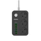 Energizer EPB2500W01EU prolunghe e multiple 2 m 3 presa(e) AC Interno Bianco, Nero