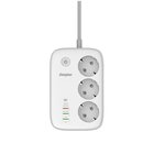 Energizer EPB2500W02EU prolunghe e multiple 2 m 3 presa(e) AC Interno Bianco