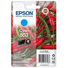 Epson 503 cartuccia d'inchiostro 1 pz Originale Resa standard Ciano