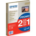 Epson Premium Glossy carta fotografica A4 2x15 fogli
