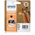 Epson T0711 Ink cartrige Black (Doble Pack)