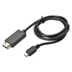 EWENT ASSMANN Electronic USB micro B - HDMI type A, 1.5 m 1.5m Micro-USB HDMI Nero