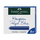 Faber Castell 185506 Ricaricatore di penna Blu 6 pezzi