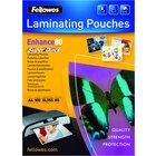 Fellowes Fogli per plastificatrice SuperQuick A4 Lucido 80 micron 100 fogli