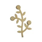 FOPPAPEDRETTI Appendialbero appendiabiti Montabile a parete 3 gancio(i) Legno