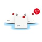 FRITZ Mesh Set FRITZ!Mesh Wi-Fi Set 1600 3-PACK EDITION INTERNATIONAL Dual-band (2.4 GHz/5 GHz) Wi-Fi 6 (802.11ax) Rosso, Bianco Interno