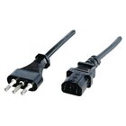Fujifilm Lindy IEC power cord, Italy, 2m cavo di alimentazione Nero