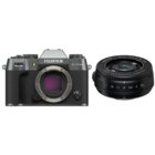 Fujifilm X-T50 Charcoal Silver + XF 23mm f/2.8 R WR Nero