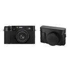 Fujifilm X100VI Nera + Custodia originale in pelle Nera