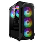 GAMDIAS Mid Tower Aura GC1 Elite Nero 4x 120mm ARGB FAN TG MESH