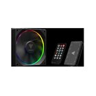 GAMDIAS VENTOLA CASE KIT AEOLUS M3-1204R 4x ARGB PWM FAN 120mm CENTRALINA+T