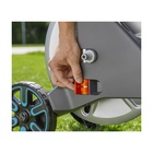 Gardena 18550-20 Avvolgitubo multiposizione Manuale Nero, Acciaio inossidabile
