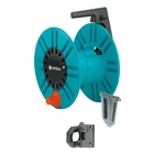 Gardena 2650-20 Rocchetto montato a muro Manuale Nero, Turchese