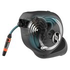Gardena RollUp M Rocchetto montato a muro Automatico Nero, Blu, Grigio