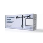 GEMBIRD MA-D2-01 Supporti a parete per TV 81,3 cm (32") Scrivania Nero