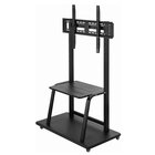 GEMBIRD TVS-100F-01 Supporto per display espositivi 2,54 m (100") Nero