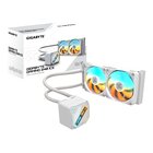 GigaByte GAMING 240 ICE Dissipatore a Liquido per CPU - 2x120mm Ventole ARGB, meccanismo di bloccaggio a scorrimento, DAISY-CHAIN, Compatibile con Intel LGA 1851 e AMD AM5