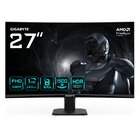 GigaByte GS27FC2 Monitor Gaming Curvo 27" FHD - 1920 x 1080, 240Hz, 1ms, 350 cd/m², HDR Ready, HDMI 2.0, Displayport 1.4