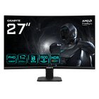 GigaByte GS27FCA Monitor gaming curvo 27" FHD - 1920 x 1080, 200Hz, 1ms, 250 cd/m², FreeSync Premium, HDR Ready, HDMI 2.0, DisplayPort 1.4