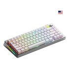 Glorious Gaming GMMK 3 PRO HE 75% Prebuilt tastiera RF senza fili + Bluetooth QWERTY Inglese US Argento