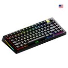 Glorious Gaming GMMK 3 PRO HE 75% Prebuilt tastiera RF senza fili + Bluetooth QWERTY Inglese US Nero