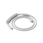 Glorious PC Gaming Race USB 2.0 cable 4.5ft total length 6 coiled section USB-C to USB-A adaptor 5-pin aviator connector Double-braided Bianco 1,37 m
