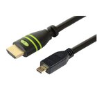 GOOBAY 5m HDMI A/micro-D HDMI tipo A HDMI tipo D (Micro) Nero