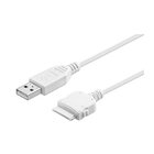 GOOBAY DAT f/ Apple iPod / iPhone 3G / iPhone 3Gs Bianco cavo per cellulare