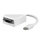 GOOBAY Mini DP / VGA, SB Bianco cavo di interfaccia e adattatore