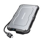 Graugear G-2502-C-10G contenitore di unità di archiviazione Box esterno HDD/SSD Nero, Acciaio 2.5"