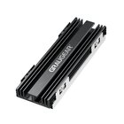 Graugear G-PS5HS02 sistema di raffreddamento per computer Unità allo stato solido Dissipatore di calore/Radiatore Nero, Argento