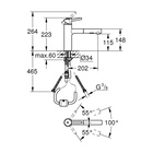 Grohe 30273001 MonoComando Per Livello 100° 2 Getti Cromato