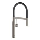 Grohe Essence Nero, Acciaio spazzolato, Grafite