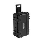Gutek Tortoise T-300 Valigia Rigida con scomparto in spugna e ruote - Nero
