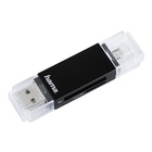 Hama Basic lettore di schede Nero USB 2.0/Micro-USB