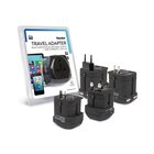 Hamlet Adattatore da viaggio + 2 USB Charger 2 1A