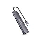 Hamlet HUB 7 PORTE USB 3.0 ALLUMINIO
