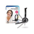 Hamlet Smart Headset Cuffia per computer con microfono regolabile connesione Jack 3.5mm