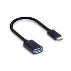 Hamlet XADTC-U2A-MF02 cavo USB 0,2 m USB 3.2 Gen 1 (3.1 Gen 1) USB A USB C Nero