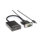 Hamlet XVAVGA-HDMA Adattatore video VGA (D-Sub) HDMI tipo A (Standard) Nero