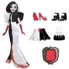 Hasbro Disney Villains - Crudelia De Mon, fashion doll con accessori e vestiti rimovibili, giocattolo per bambini dai 5 anni in su
