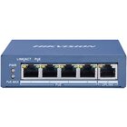HIKVISION DS-3E0505P-E/M switch di rete Non gestito L2 Gigabit Ethernet (10/100/1000) Supporto Power over Ethernet (PoE) 1U Blu