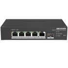 HIKVISION DS-3T1306P-SI/HS switch di rete Gestito L2 Fast Ethernet (10/100) Supporto Power over Ethernet (PoE) Nero