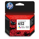 HP 652 Originale Nero, Ciano, Giallo