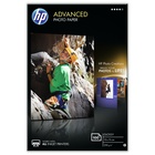 HP Advanced Glossy carta fotografica Nero, Blu, Bianco Lucida