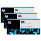 HP Confezione da 3 cartucce di inchiostro nero fotografico DesignJet 771C, 775 ml