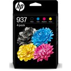 HP Confezione da 4 cartucce di inchiostro CMYK originali 937