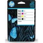 HP Confezione da 4 cartucce di inchiostro nero, ciano, magenta, giallo originali 963